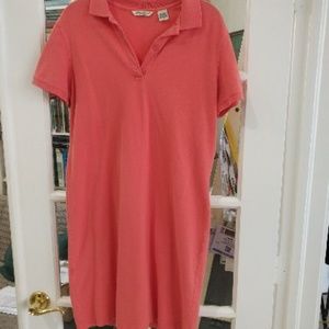 Eddie Bauer Polo shirt dress sz m